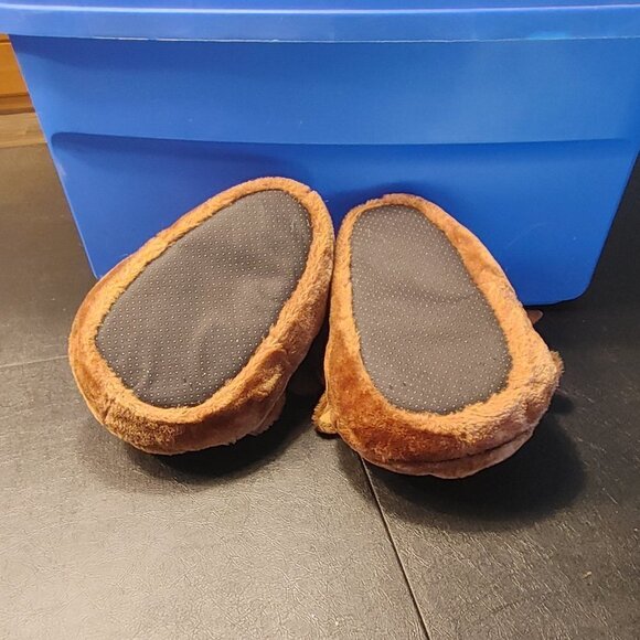 Rudy Reindeer Womens Slippers Sz M 7 8 Christmas Holiday Santa Festive Plush - Picture 6 of 6